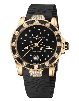 AAA Replica Ulysse Nardin Lady Diver Starry Night 40mm Ladies Watch 8156-180e-3c/22