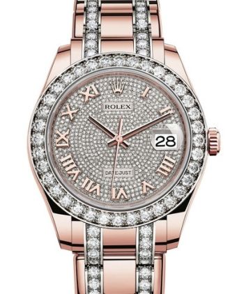 AAA Replica Rolex Oyster Perpetual Pearlmaster 39mm Ladies Watch 86285