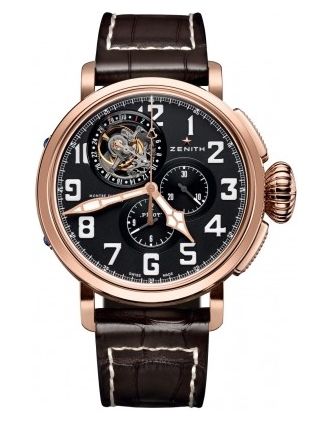 AAA Replica Zenith Pilot Montre d'Aeronef Type 20 Tourbillon Mens Watch 87.2430.4035/21.C721