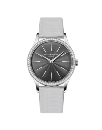 AAA Replica Patek Philippe Calatrava White Gold Gray Watch 4897G-010