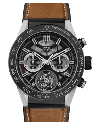 AAA Replica Tag Heuer Carrera Calibre Heuer 02T Tourbillon Chronograph 45mm Mens Watch CAR5A8Y.FT6072