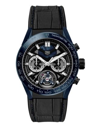 AAA Replica TAG Heuer Carrera "Tete de Vipere" Chronograph Tourbillon Chronometer Watch CAR5A93.FC6442