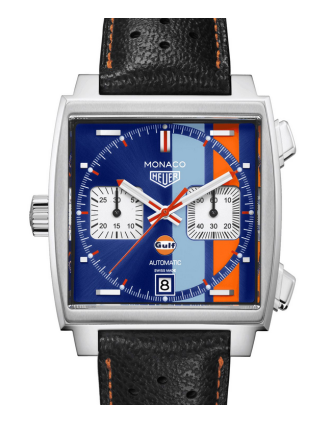 AAA Replica Tag Heuer Monaco Calibre 11 Gulf 50th Anniversary Watch CAW211T.FC6440