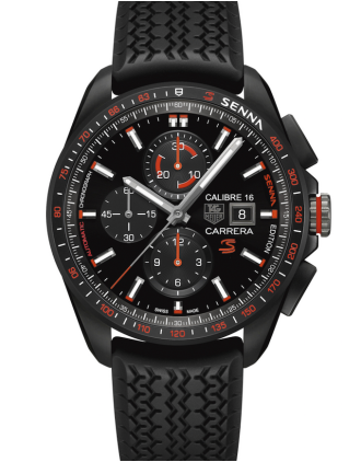 AAA Replica Tag Heuer Carrera Calibre 16 Senna Special Edition Mens Watch CBB2080.FT6042