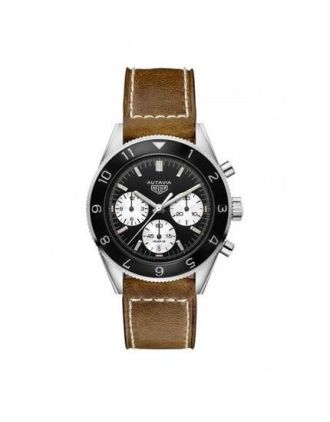 AAA Replica TAG Heuer Autavia Heuer 02 Stainless Steel Inverted Panda Watch CBE2110.FC8226