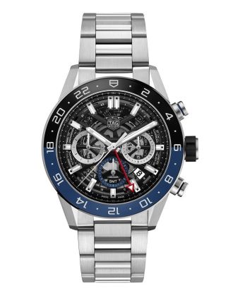 AAA Replica TAG Heuer Carrera Heuer 02 Chronograph GMT Watch CBG2A1Z.BA0658