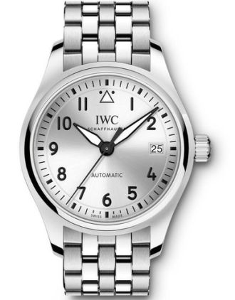 AAA Replica IWC Pilot Automatic Silver Dial Stainless Steel Watch IW324006