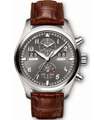 AAA Replica IWC Pilot's Spitfire Perpetual Calendar Digital Date Month Mens Watch IW379107