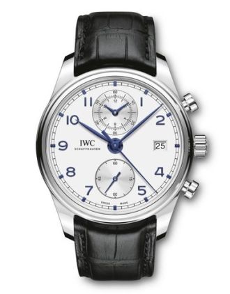 AAA Replica IWC Portugieser Chronograph Classic Silver Dial Watch IW390302