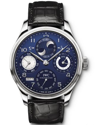 AAA Replica IWC Portugieser Perpetual Calendar Hemisphere Moonphase Mens Watch IW503203