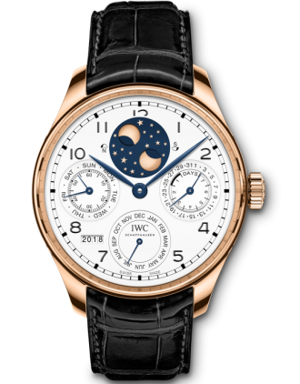 AAA Replica IWC Portugieser Perpetual Calendar Double Moon “150 Years” Watch IW503405