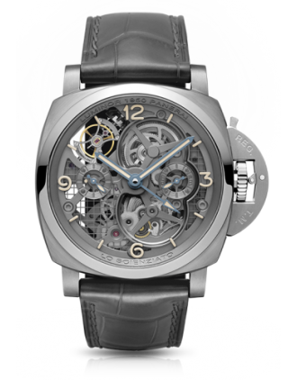 AAA Replica Panerai Luminor 1950 Tourbillon GMT Titanio Lo Scienziato Mens Watch PAM00578