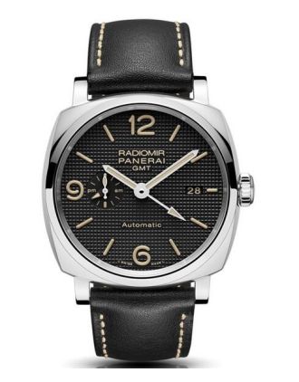 AAA Replica Panerai Radiomir 1940 3 Days GMT Automatic Acciaio Mens Watch PAM00627