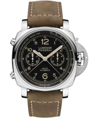 AAA Replica Panerai Luminor 1950 PCYC 3 Days Chrono Flyback Automatic Acciaio Mens Watch PAM00653