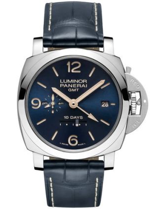 AAA Replica Panerai Luminor 1950 10 Days GMT Automatic Acciaio Mens Watch PAM00689