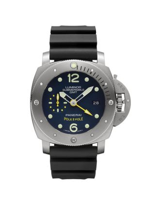 AAA Replica Panerai Luminor Submersible 1950 3 Days GMT Automatic Titanio Pole2Pole Mens Watch PAM00719