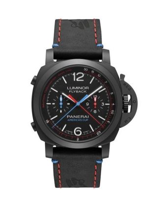 AAA Replica Panerai Luminor 1950 Oracle Team USA 3 Days Chrono Flyback Ceramica Mens Watch PAM00725