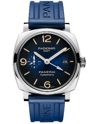 AAA Replica Panerai Radiomir 1940 3 Days Automatic GMT Acciaio 45mm Mens Watch PAM00945