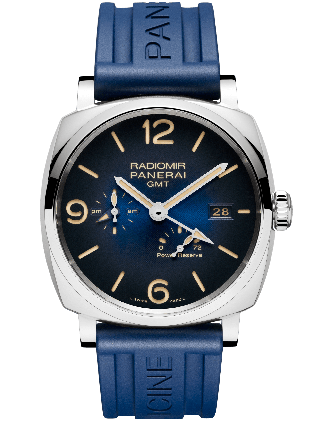 AAA Replica Panerai Radiomir 1940 3 Days GMT Power Reserve Automatic Acciaio 45mm Mens Watch PAM00946