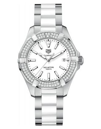 AAA Replica Tag Heuer Aquaracer Quartz 35mm Ladies Watch way131f.ba0914