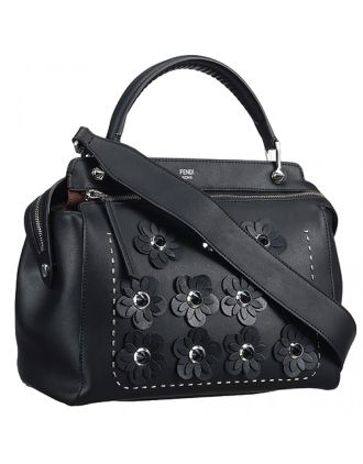 Fendi Flowerland Dotcom Black Bag 18927083