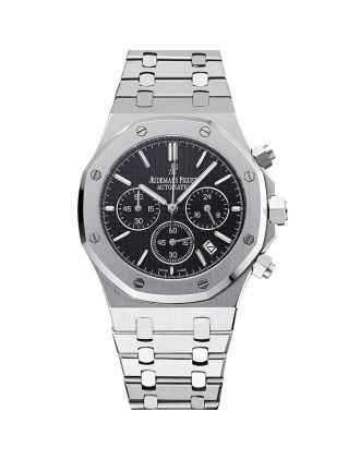 Audemars Piguet Royal Oak Chronograph Black Dial Stainless Steel Bracelet 1454025