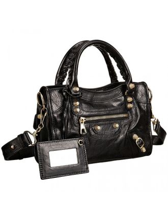 Balenciaga Mini City Bag Black 607842