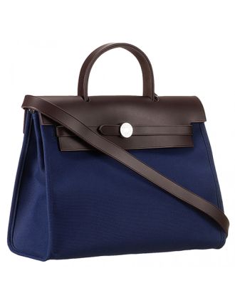 Hermes Herbag Blue