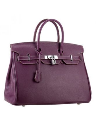 Hermes Birkin Plum