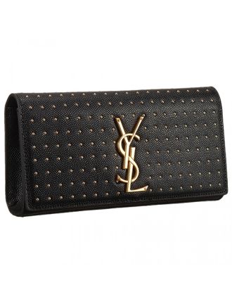 Saint Laurent Classic Monogramme Studded Clutch 608309