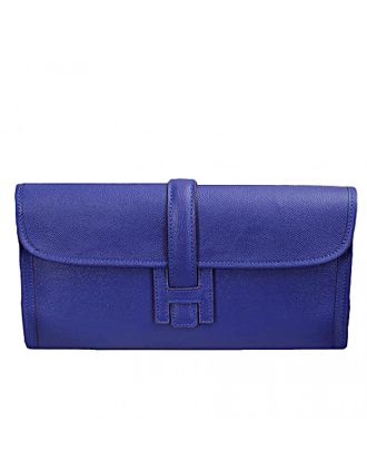 Hermes Jige Elan 29 Blue Electric Clutch 608009