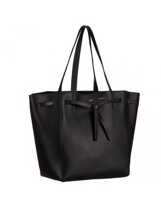 Celine Cabas Phantom Tie Tote Black 18926754