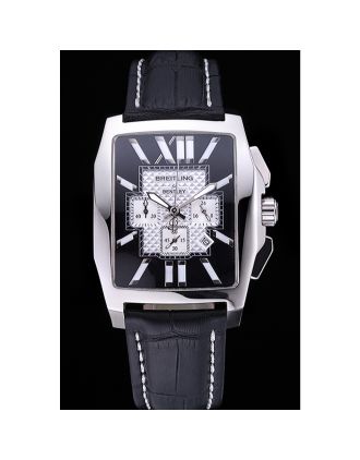 Breitling Bentley Flying B Chronograph Leather Bracelet Watch 622330