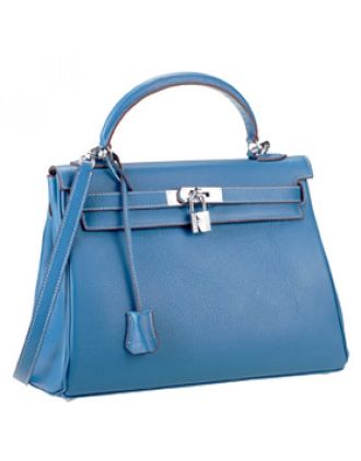 Hermes Kelly Small Blue