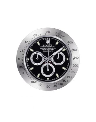 Rolex Daytona Cosmograph Wall Clock Silver-Black 621909
