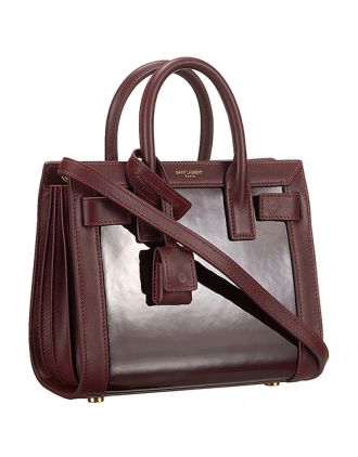 Saint Laurent Classic Sac Du Jour Dark Red Bag