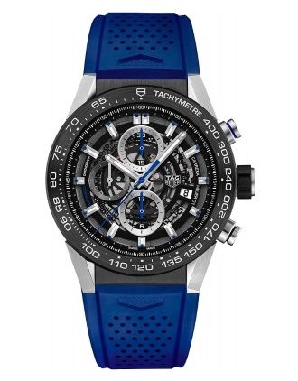 AAA Replica Tag Heuer Carrera Caliber Heuer 01 Skeleton 45mm Mens Watch car2a1t.ft6052