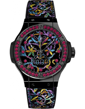 AAA Replica Hublot Big Bang Broderie Sugar Skull Ceramic Watch 343.CS.6599.NR.1213