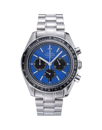 Omega Speedmaster Blue Grey Stainless Steel Strap 622053