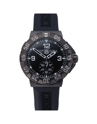 Tag Heuer Formula One Grande Date Black Dial Rubber Bracelet 622275