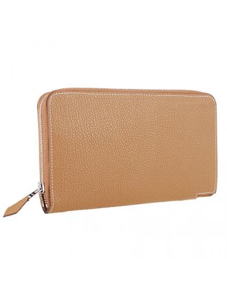 Hermes Azap Long Wallet Tan