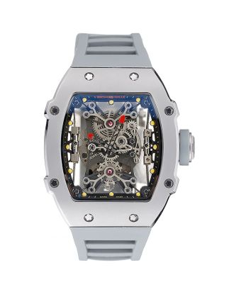 Richard Mille Tourbillion Rafael Nadal RM 27-01 Silver Case White Rubber Bracelet 1454255