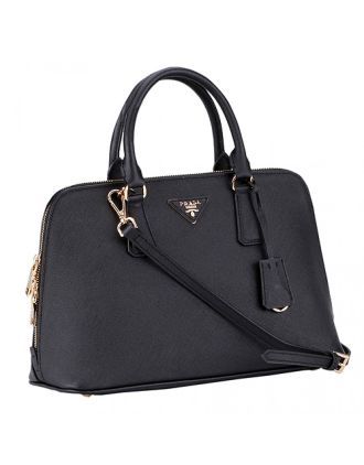Prada Saffiano Medium Promenade Tote Black