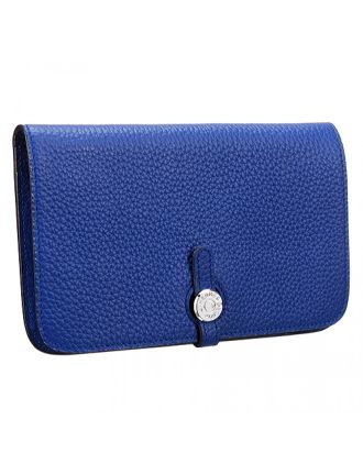 Hermes Dogon Wallet Dark Blue 18926634
