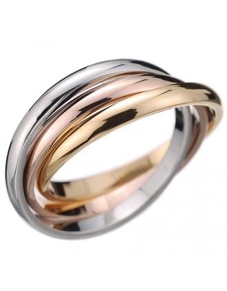 Cartier Trinity 3 Gold Ring 2165-181