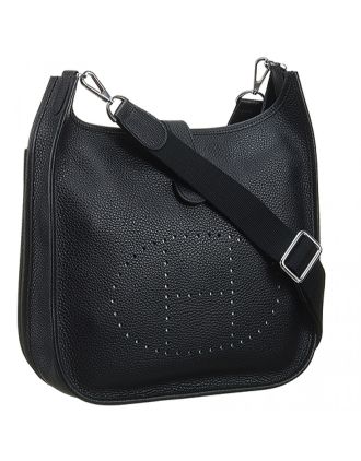 Hermes Black Evelyne Shoulder Bag