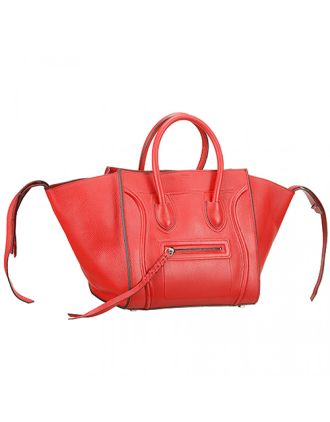 Celine Phantom Medium Red