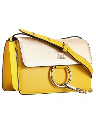 Chloe Faye Small Bag Yellow And Gold