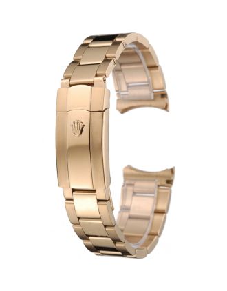 Rolex Polished and Brushed Gold Bracelet 622495
