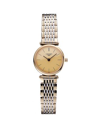 Longines La Grande Classique Two Tone Band Champagne Dial Femme 622096